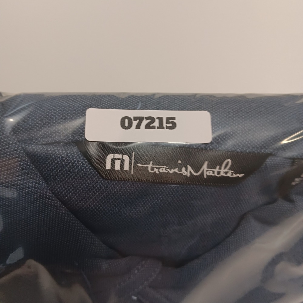 TravisMathew Polo Shirt 1MU410 Mens L Blue Gray Young Life Logo Short Sleeve - Picture 9 of 10
